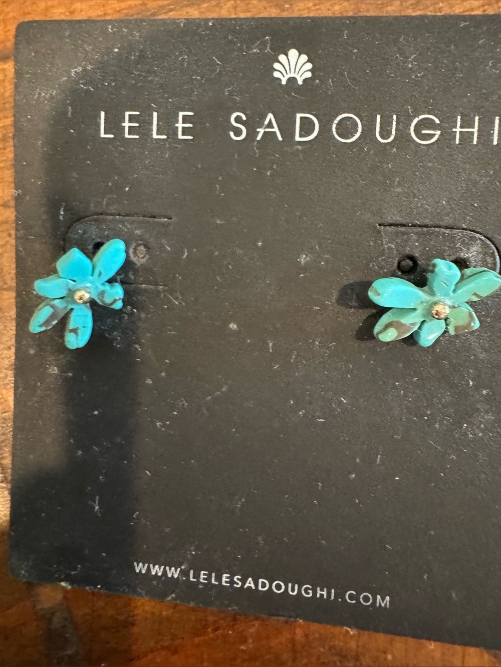 Lele Sadoughi flower earrings - Picture 2 of 3